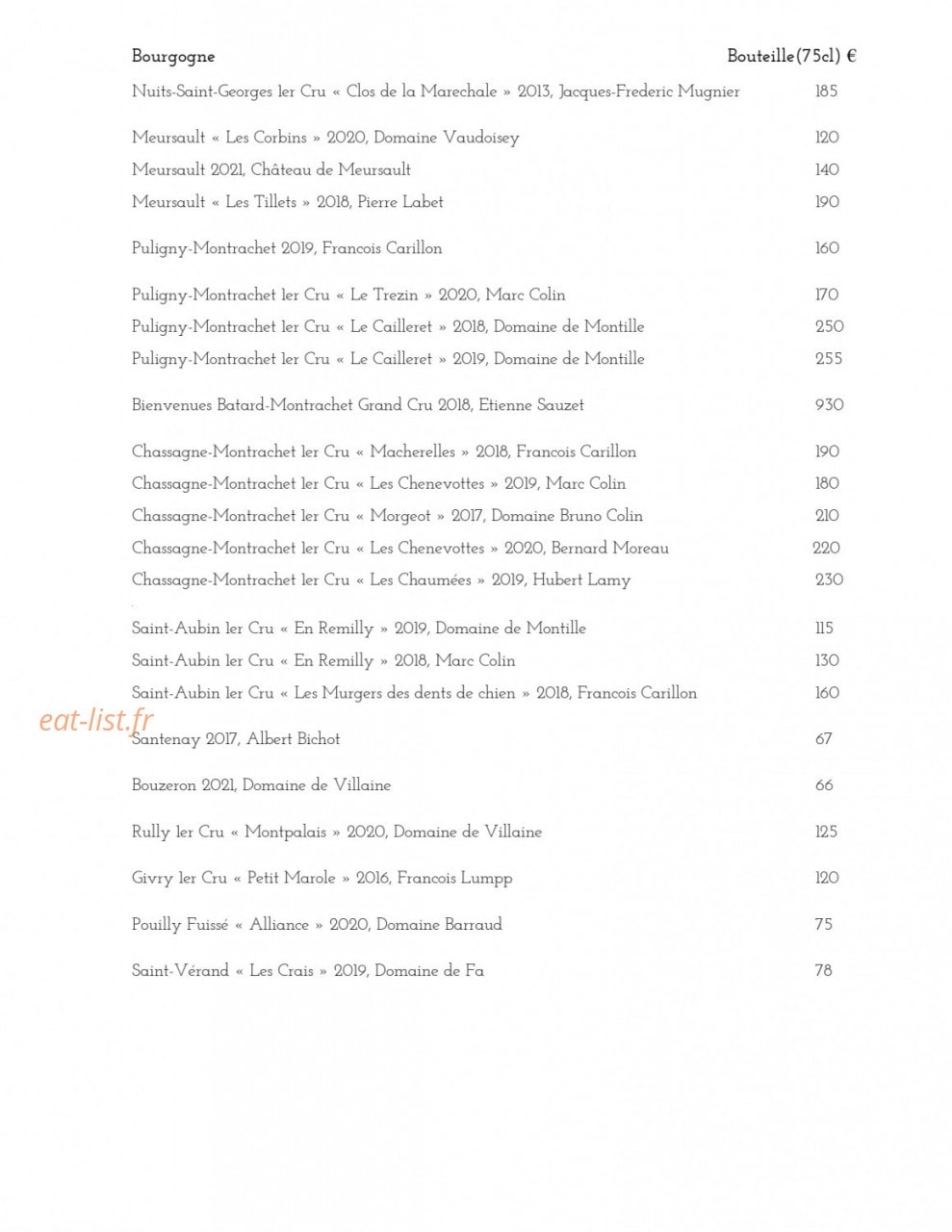 Le Favori — carte page 6