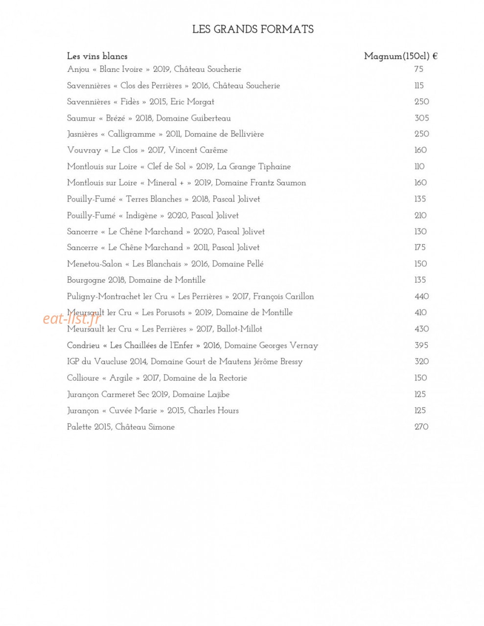 Le Favori — carte page 9
