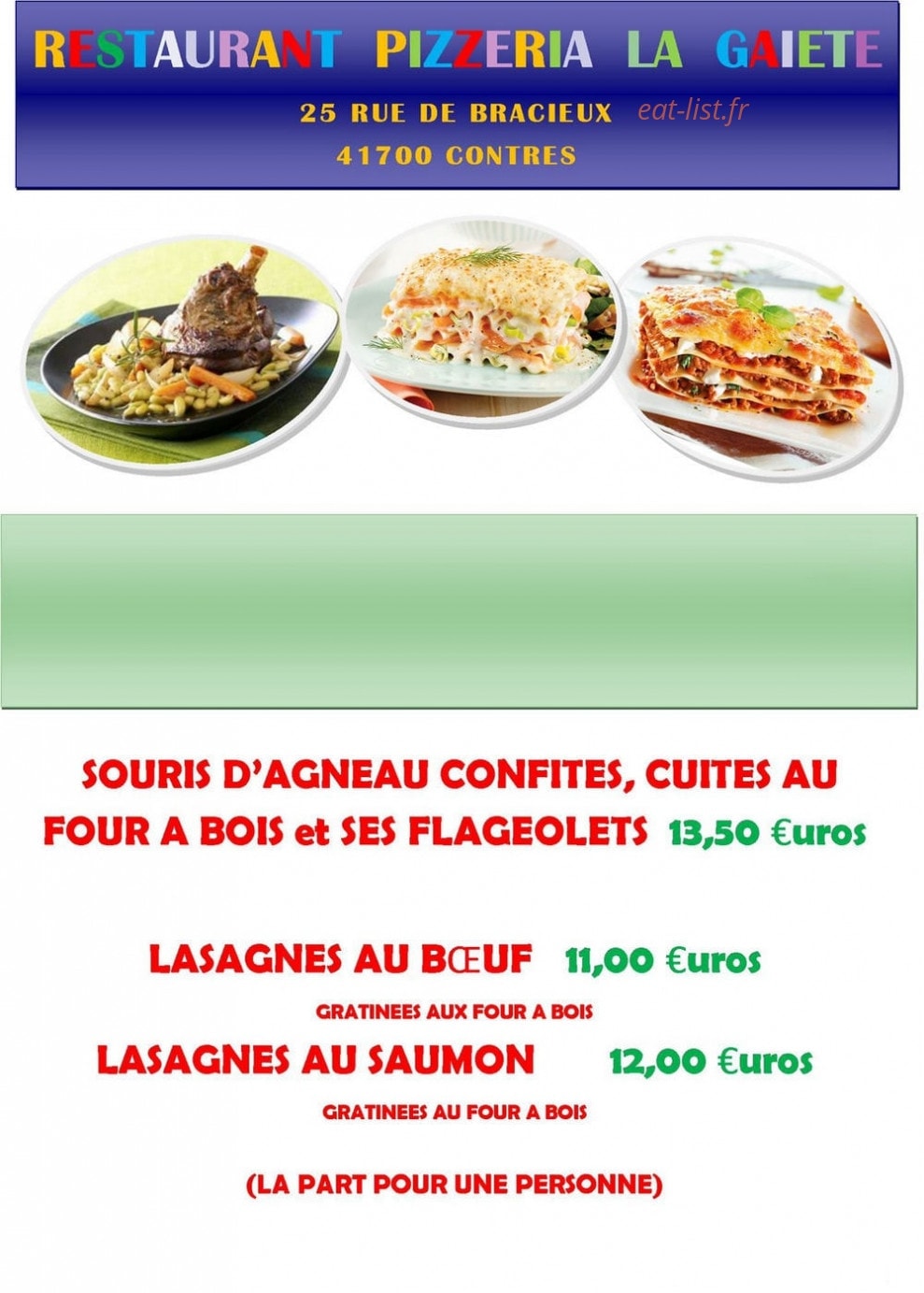 La Gaiété — carte page 2