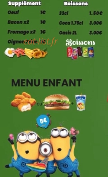 La Bonne Adresse — carte page 7