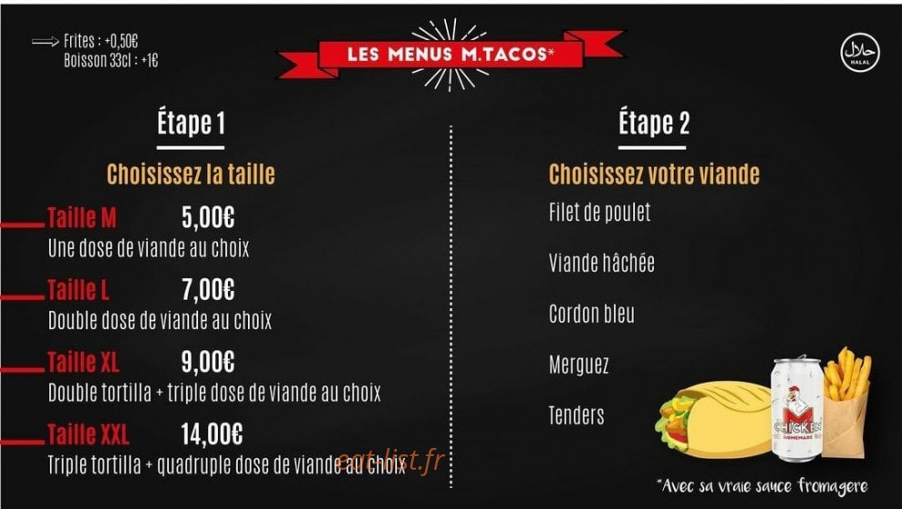 M.chicken — carte page 3