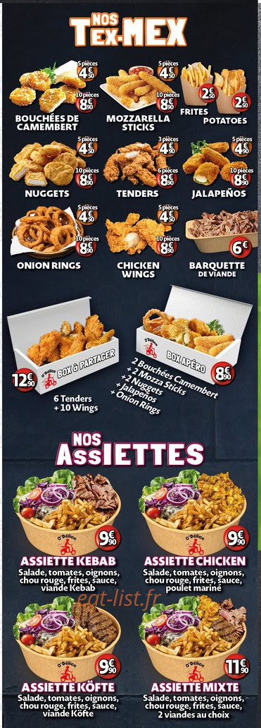 O'Délice — carte page 6