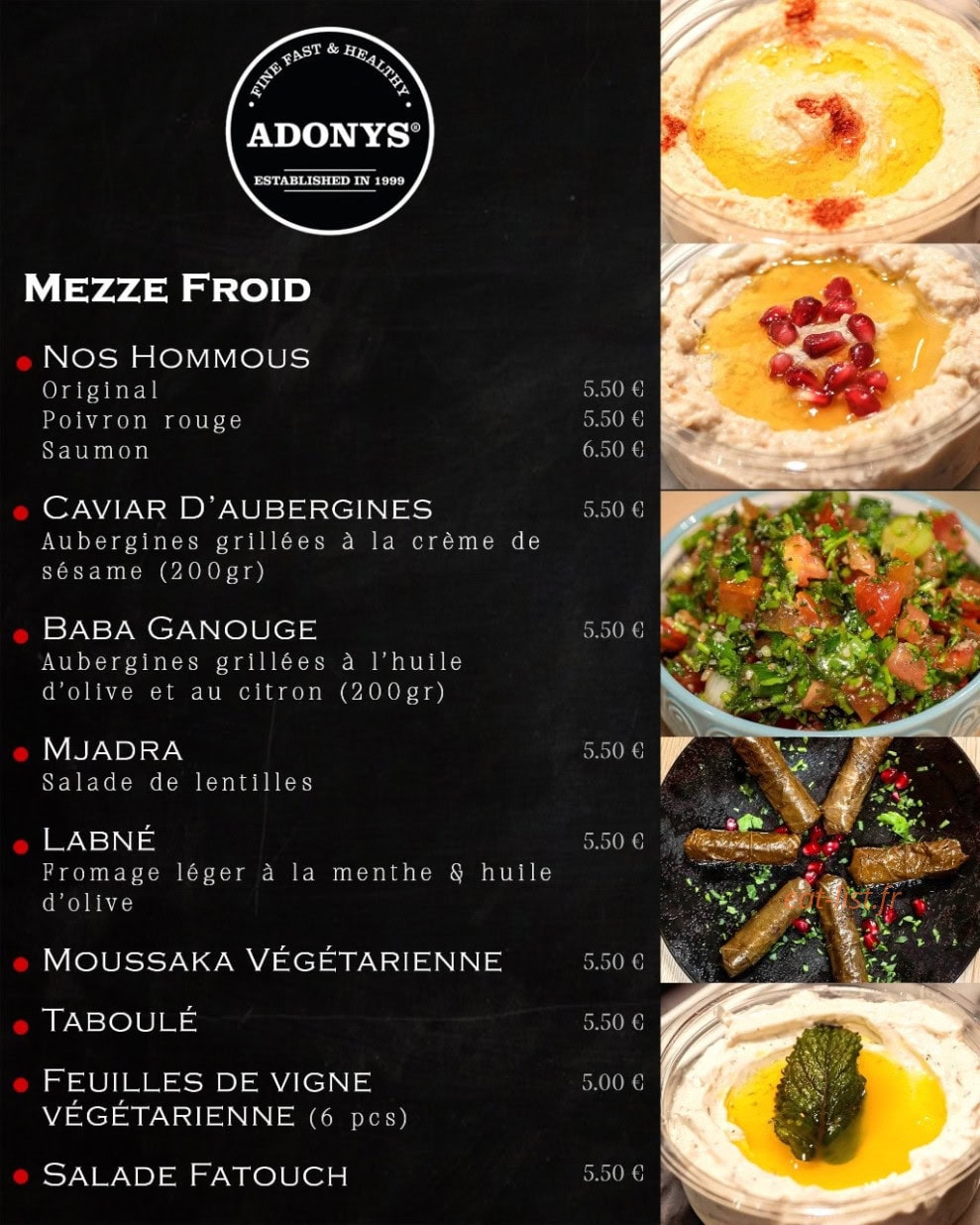 Adonys — carte page 2