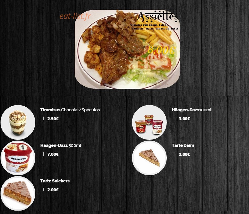 Al Tacos — carte page 4