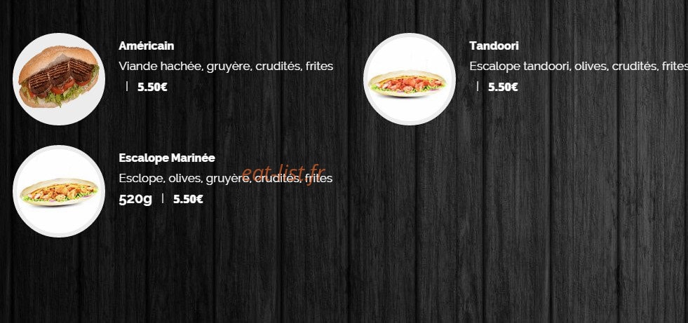 Al Tacos — carte page 3