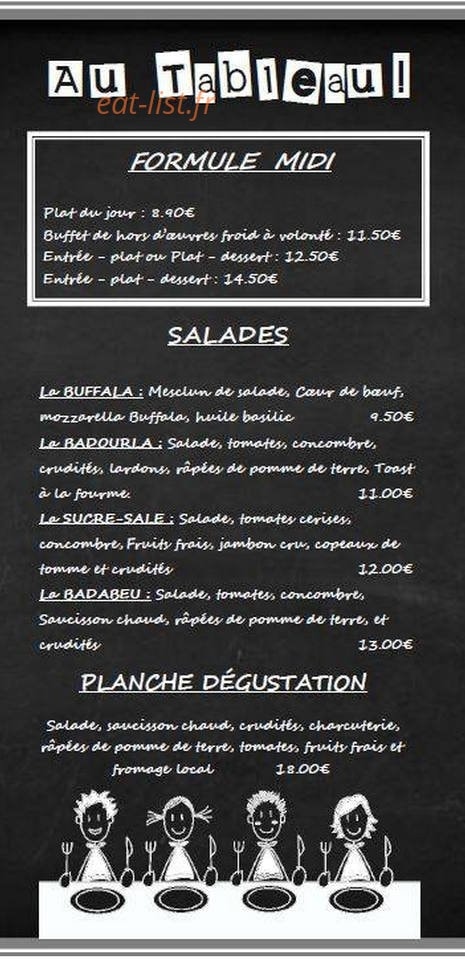 Au Tableau — carte page 3