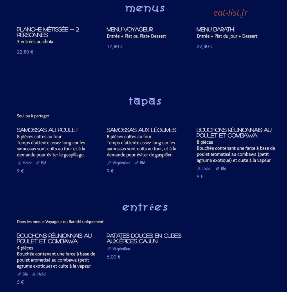 Barathi — carte page 1