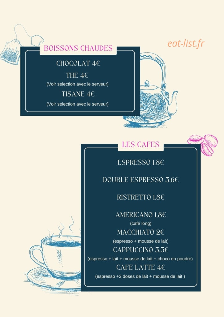 Beer Garden — carte page 9