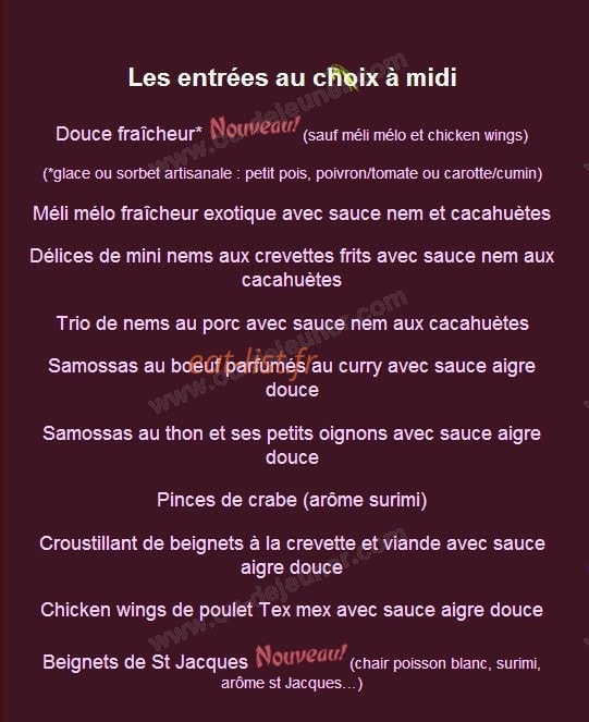 Bol'appétit — carte page 9