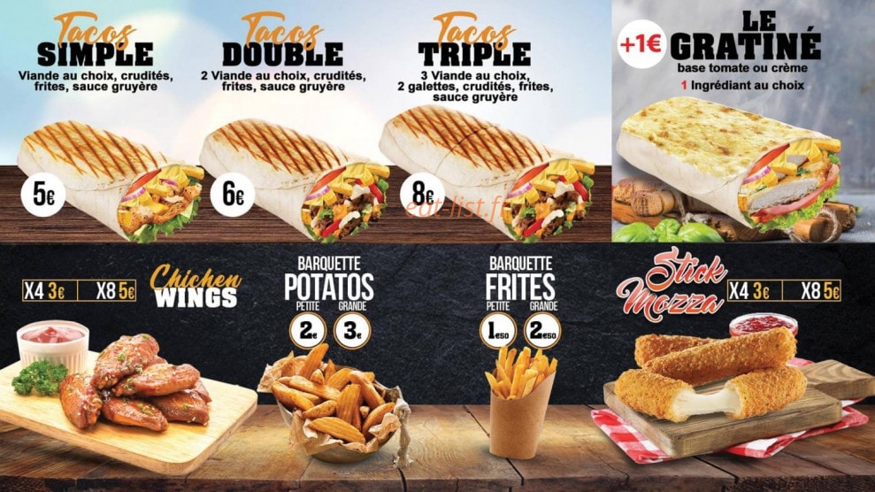 Bon App — carte page 4