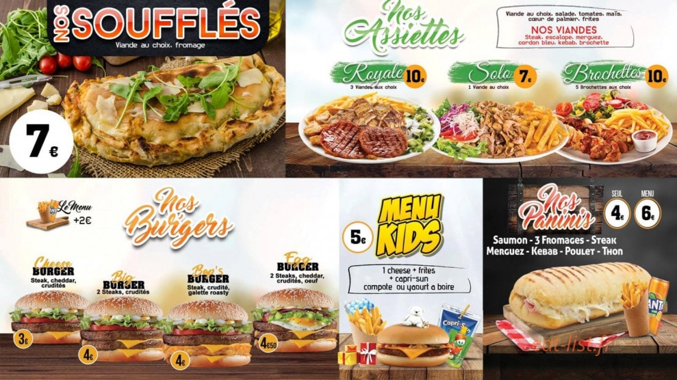 Bon App — carte page 3