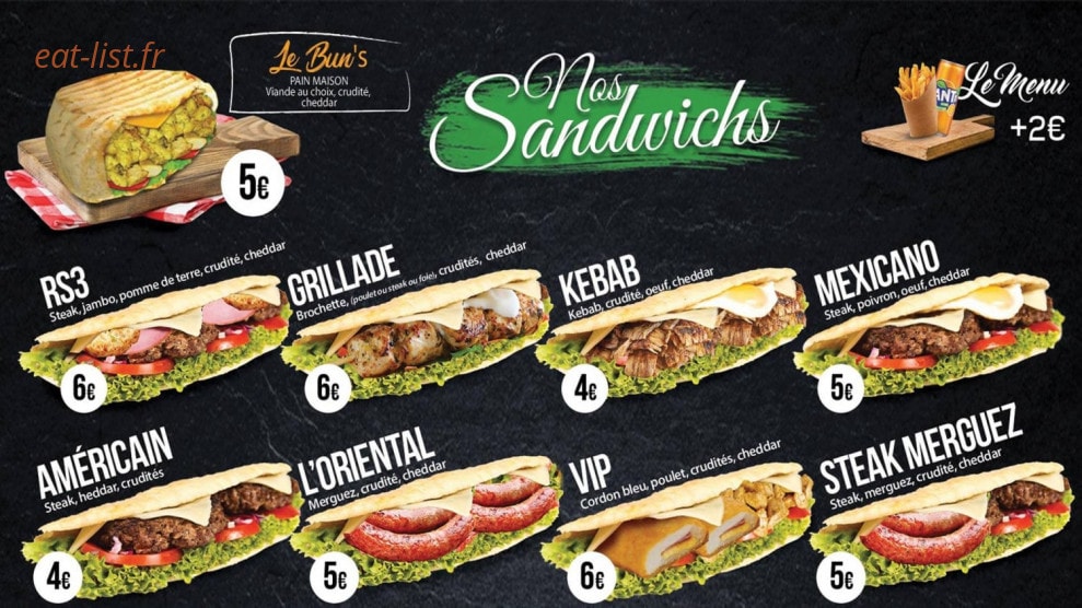 Bon App — carte page 5