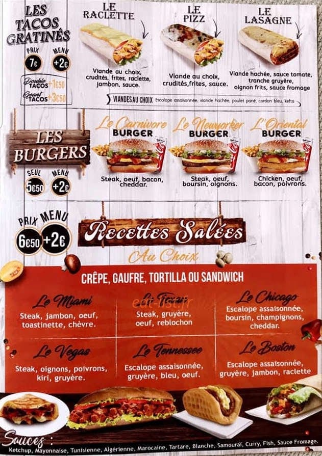 Brother's food — carte page 3