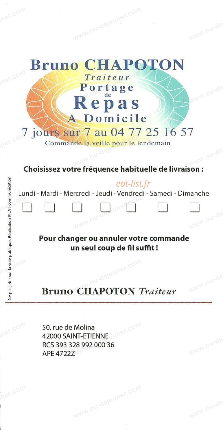 Bruno Chapoton — carte page 6