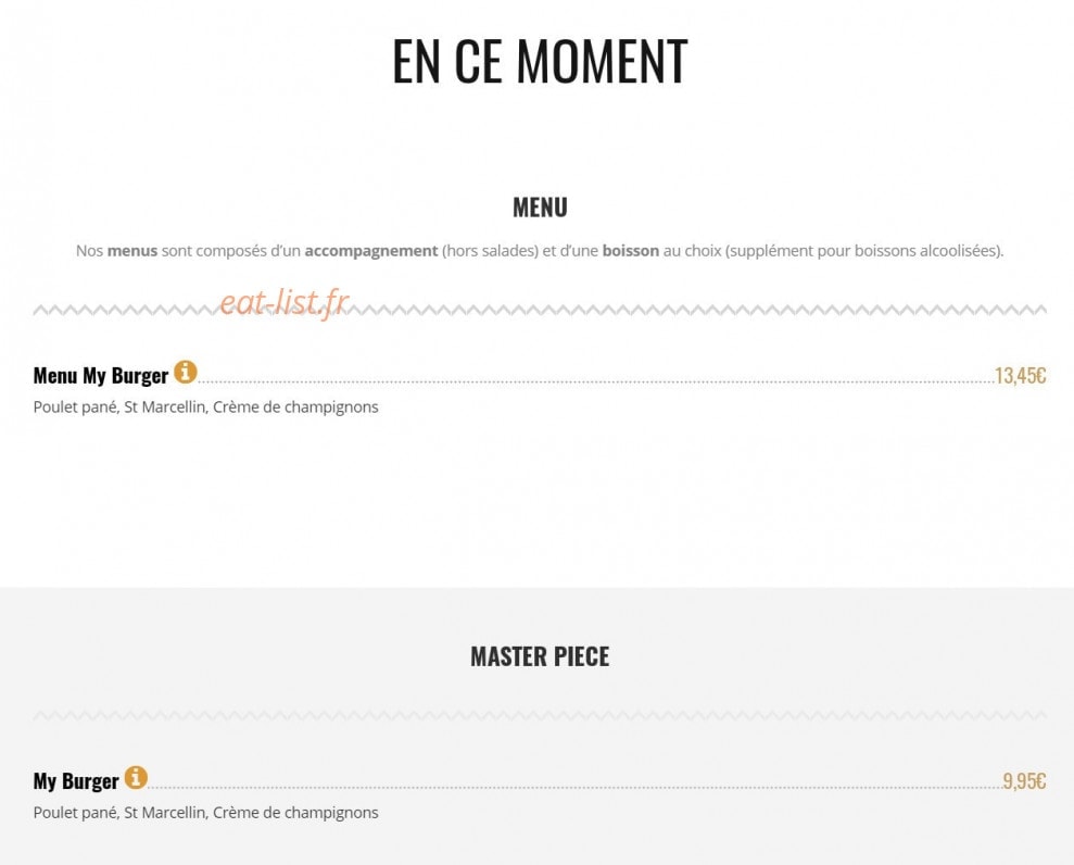 Brut Butcher — carte page 1