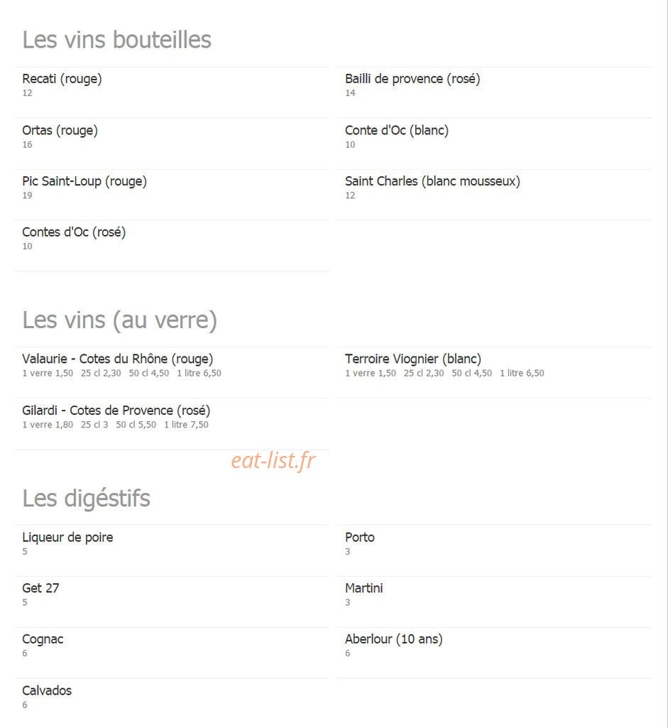 Burger District — carte page 2