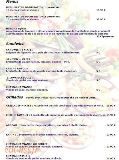Byblos — carte page 3