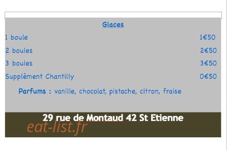 Café des amis — carte page 5
