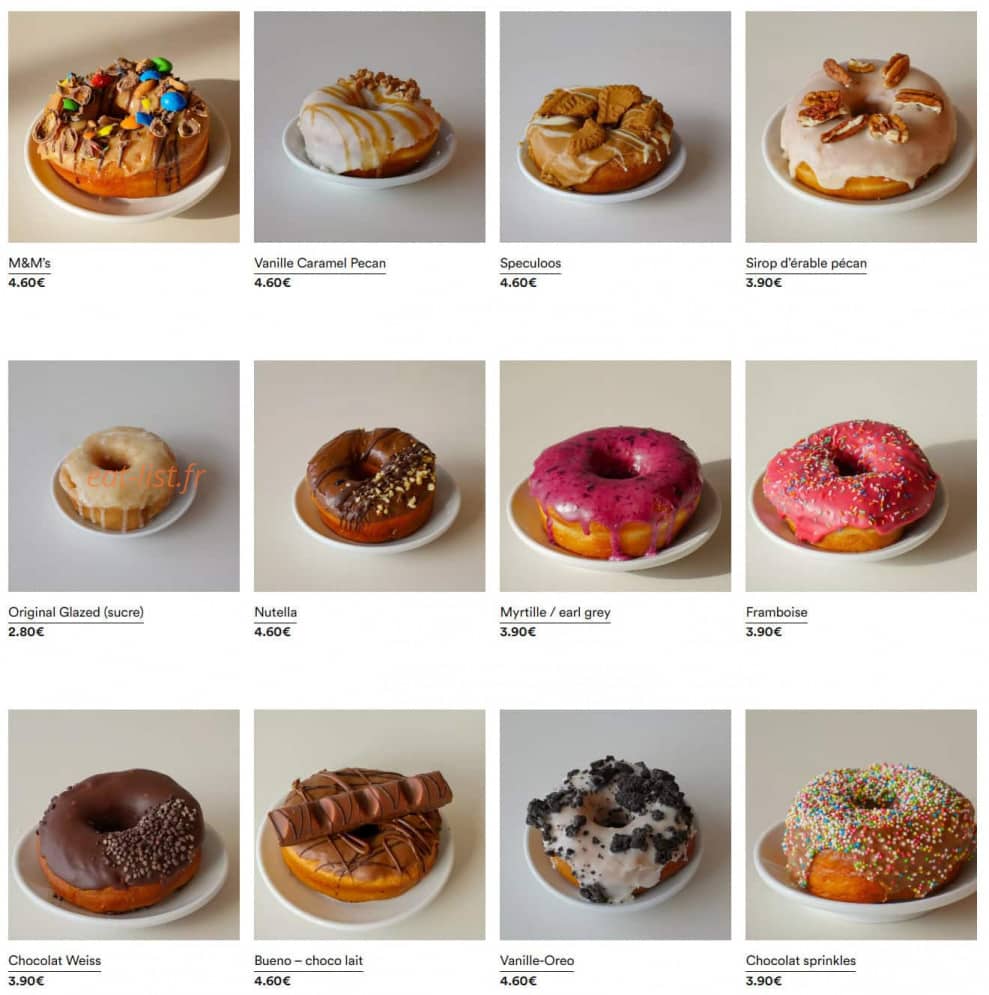 Captain Donut — carte page 1