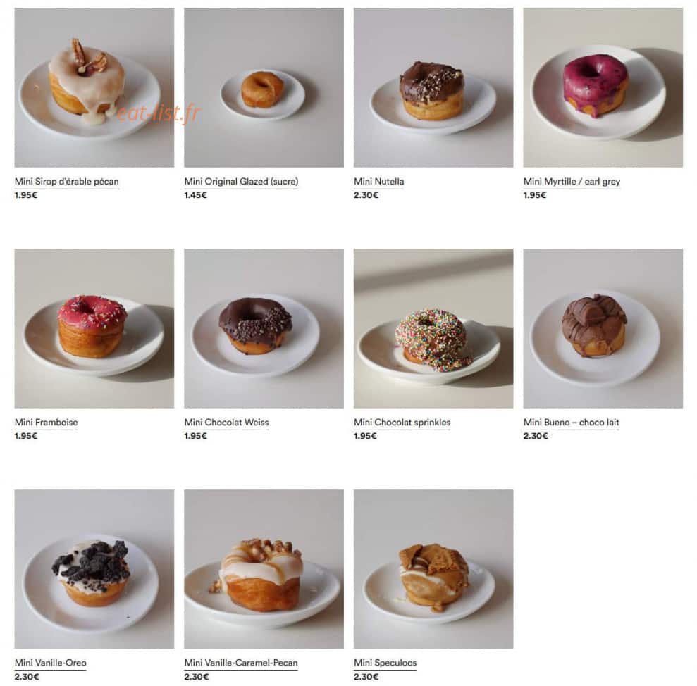 Captain Donut — carte page 2