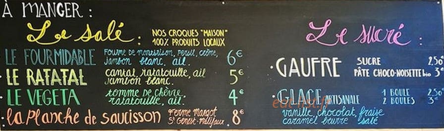 Chez Lulu — carte page 2