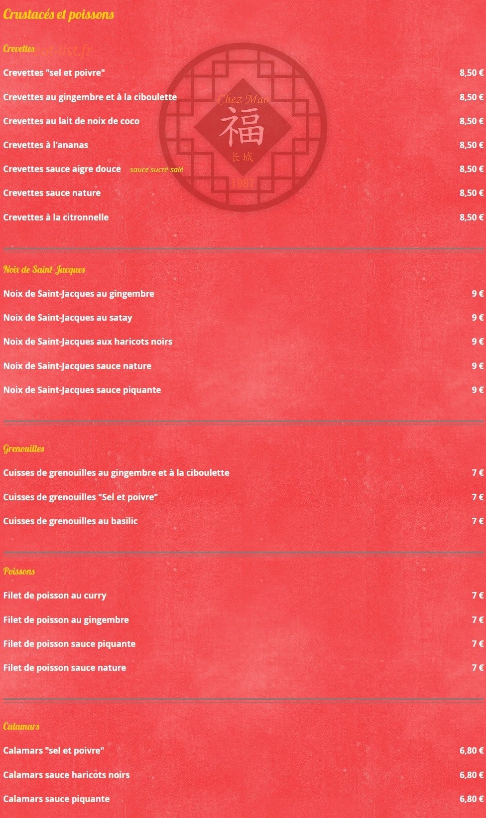 Chez mao — carte page 5