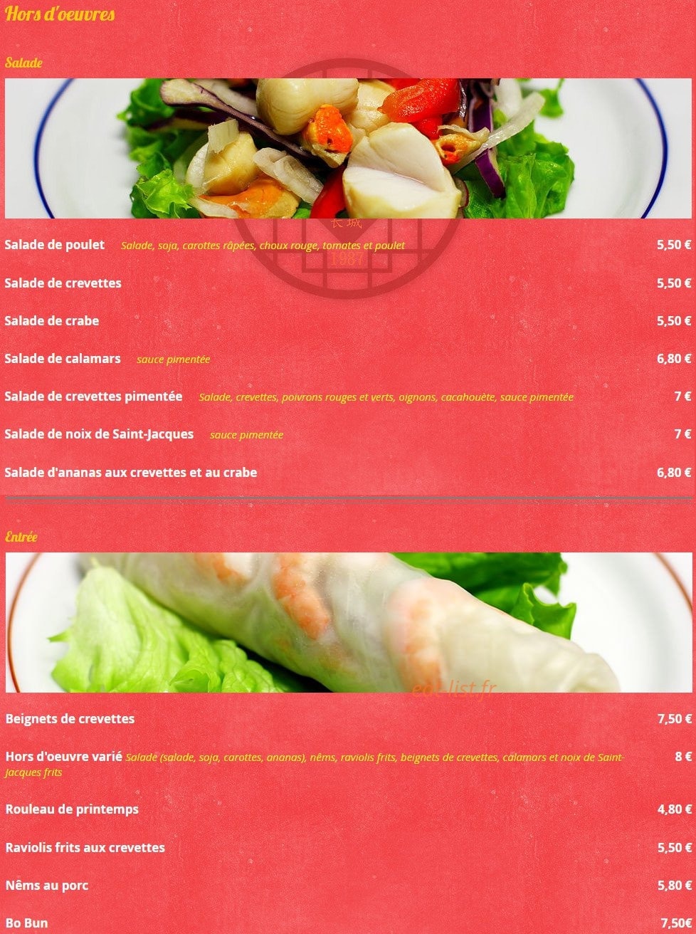 Chez mao — carte page 2