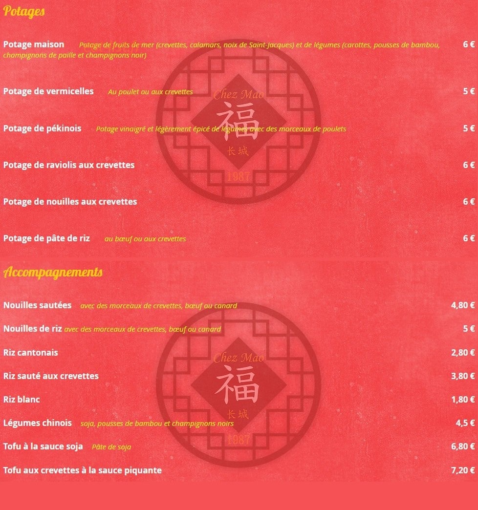 Chez mao — carte page 4