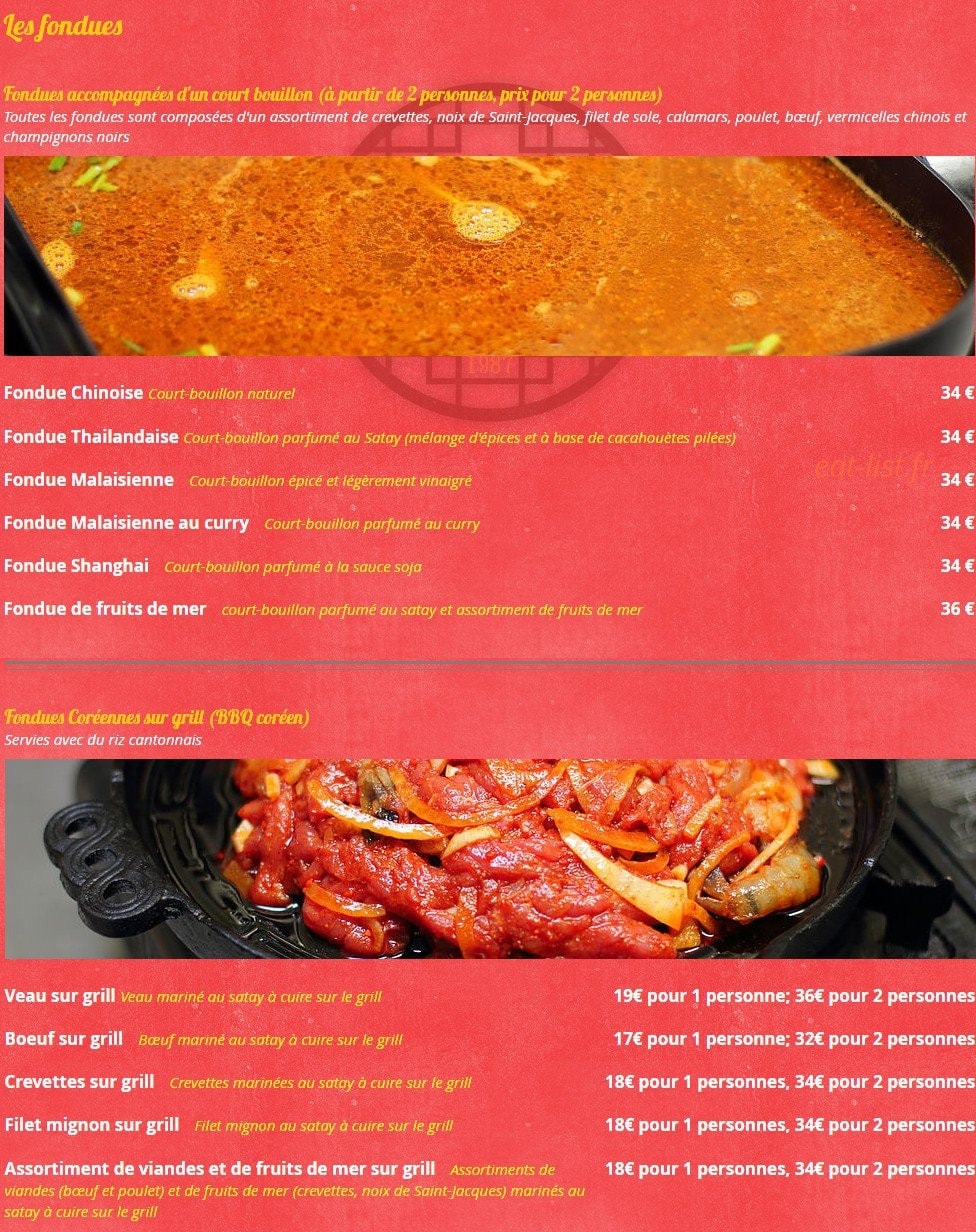 Chez mao — carte page 1