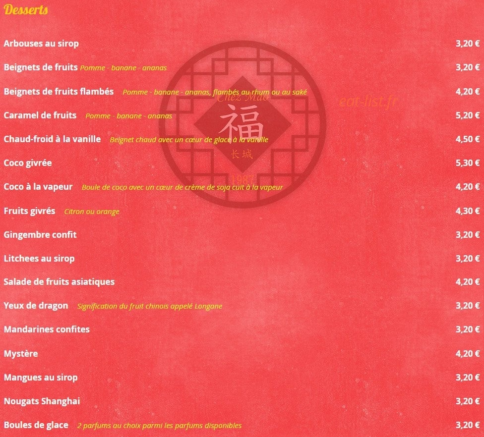 Chez mao — carte page 8