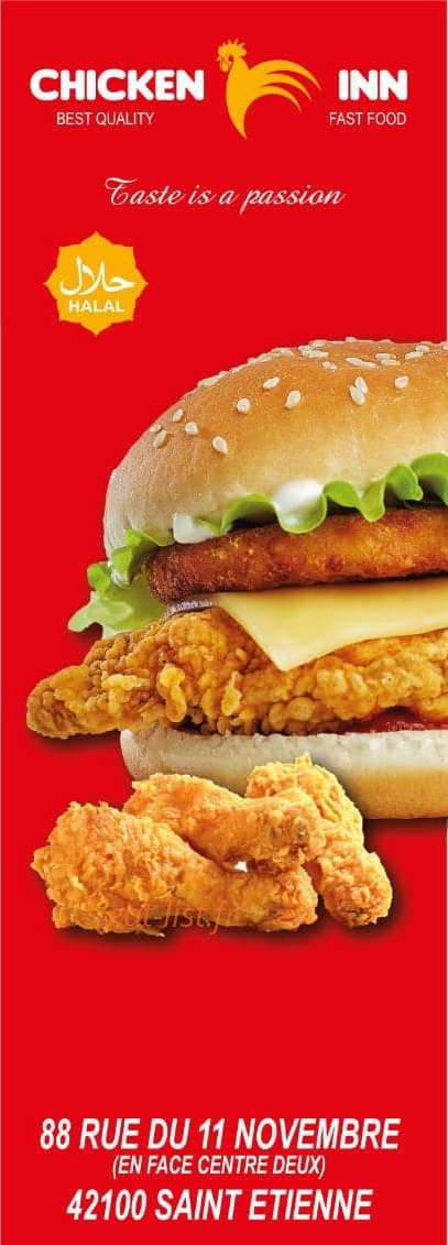 Chicken Inn — carte page 1