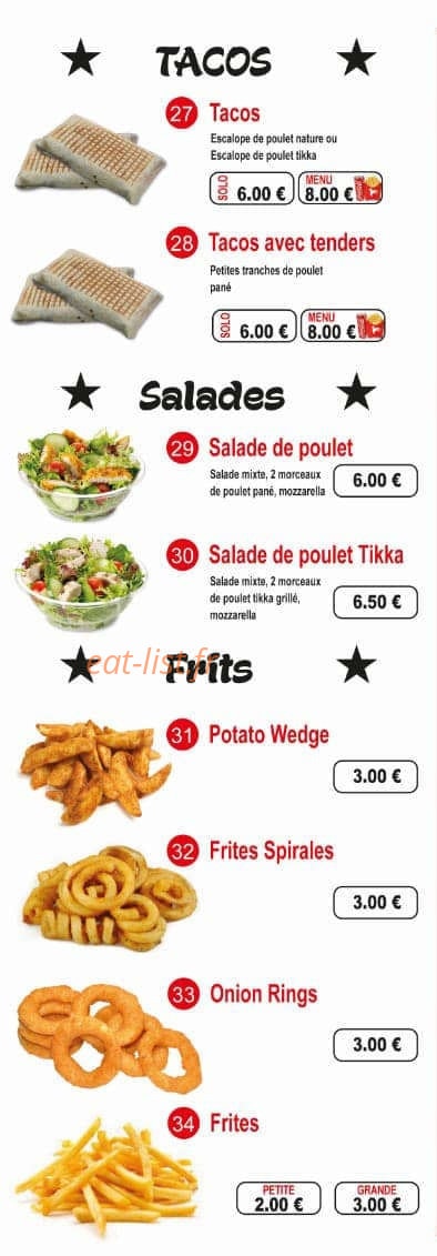 Chicken Inn — carte page 6