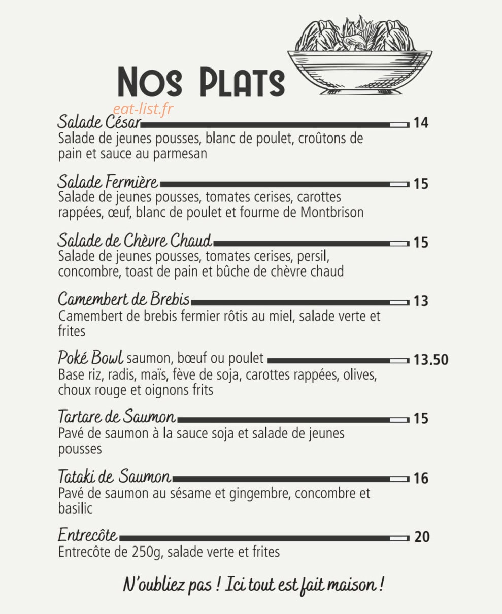 Dame d4 Café — carte page 2
