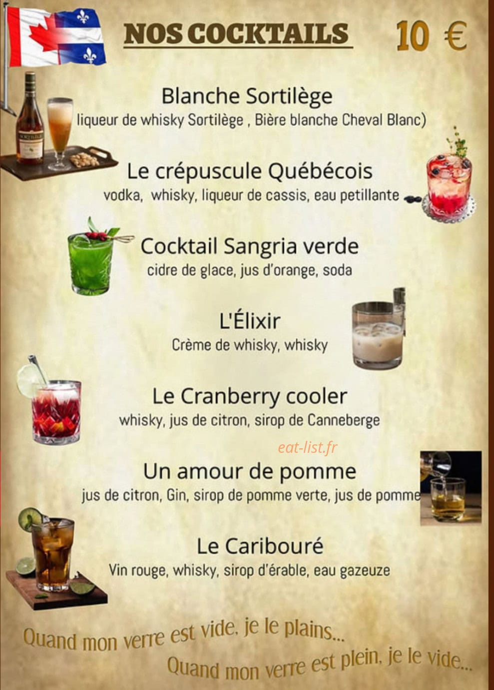 El Coro Poutine — carte page 6