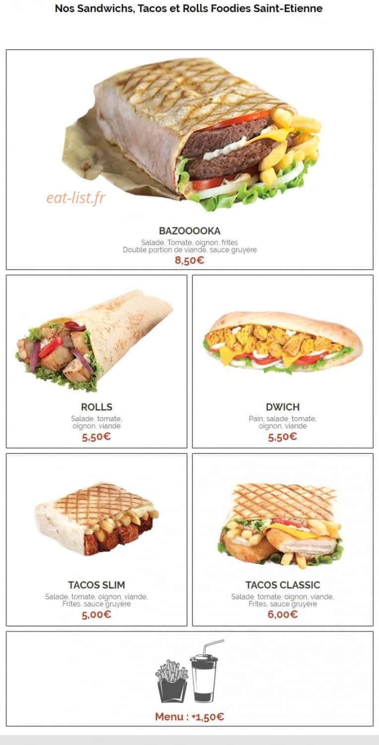 Foodies — carte page 3
