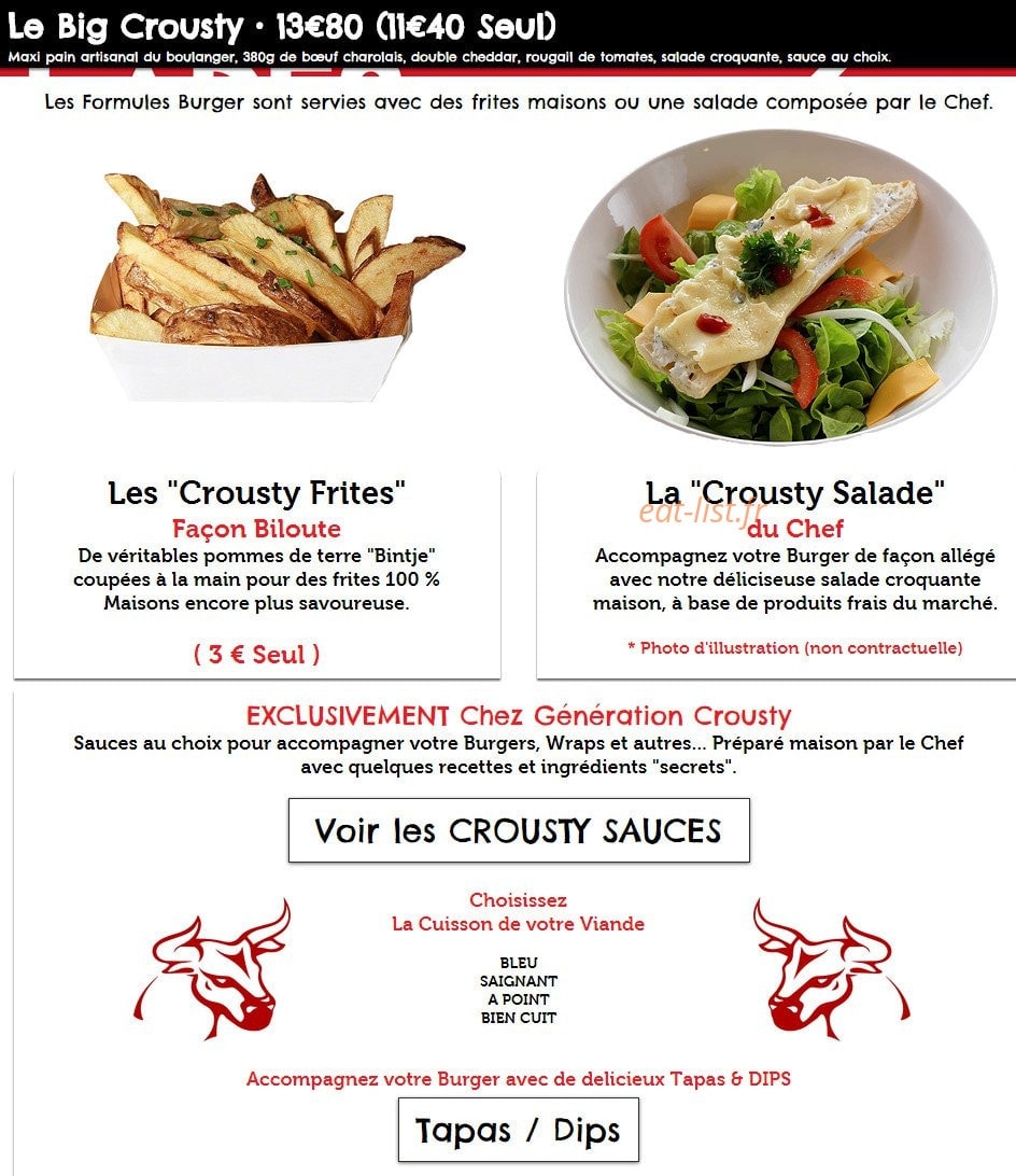 Génération crousty — carte page 3