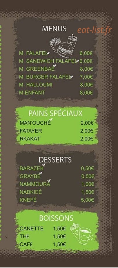 Green Bae — carte page 2