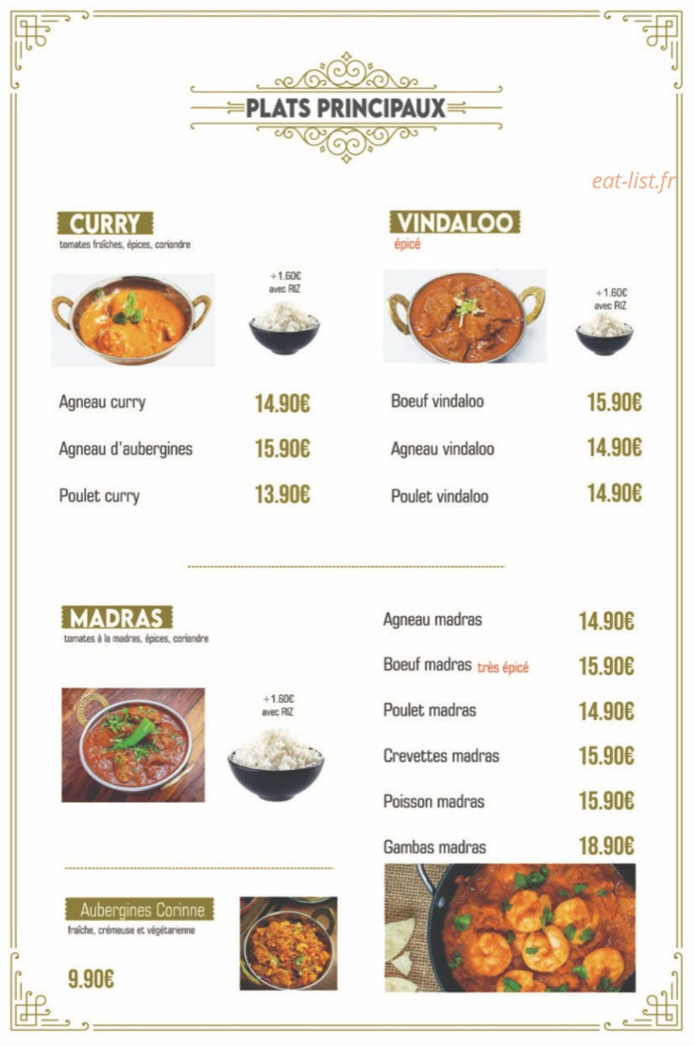 Hamdan Restaurant 42 — carte page 6