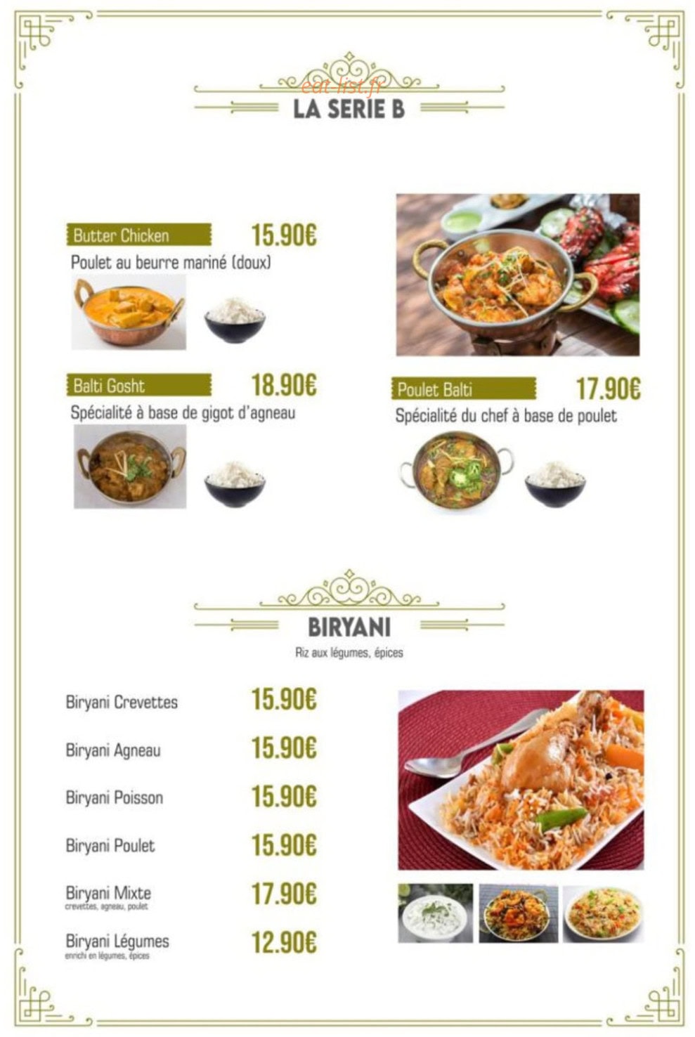 Hamdan Restaurant 42 — carte page 4