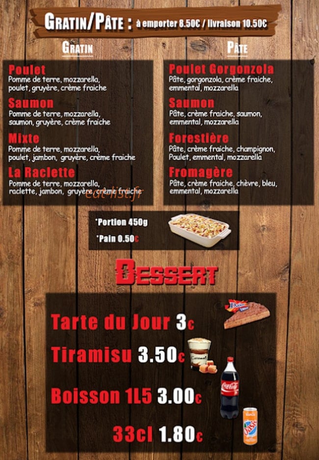 hot pizza family — carte page 6