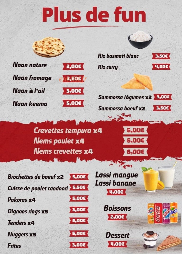 India Naan — carte page 3