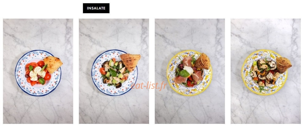 Italian Trattoria — carte page 3