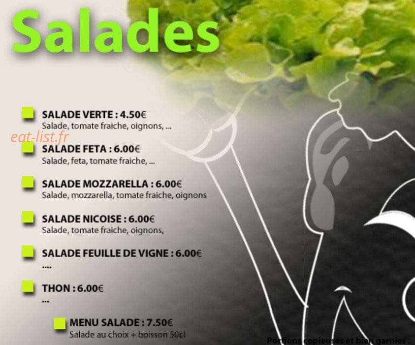 Kebab house — carte page 2