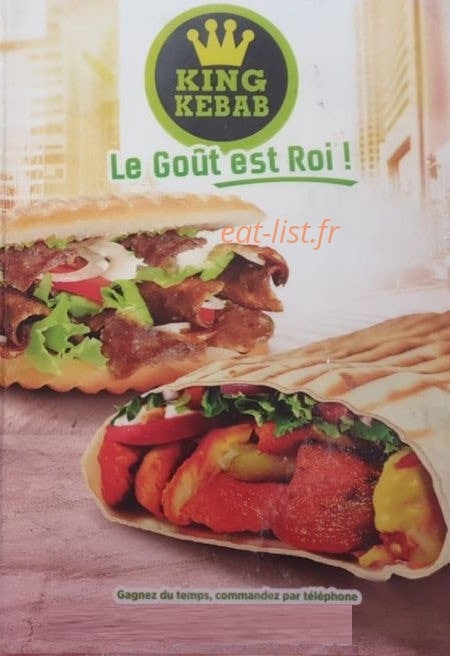 King Kebab — carte page 1