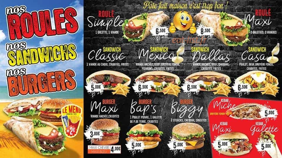 L As du Tacos — carte page 3