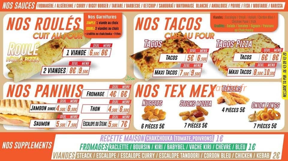 La Cantine — carte page 2