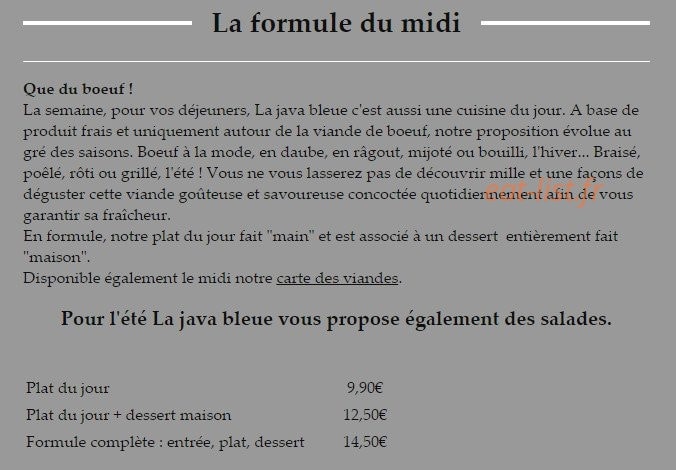 La java bleue — carte page 3