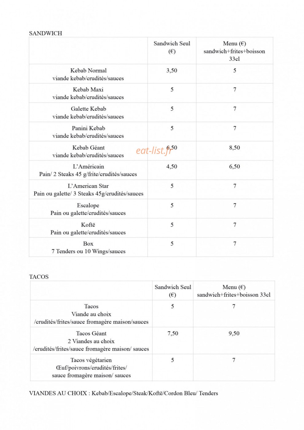 La Mima — carte page 1