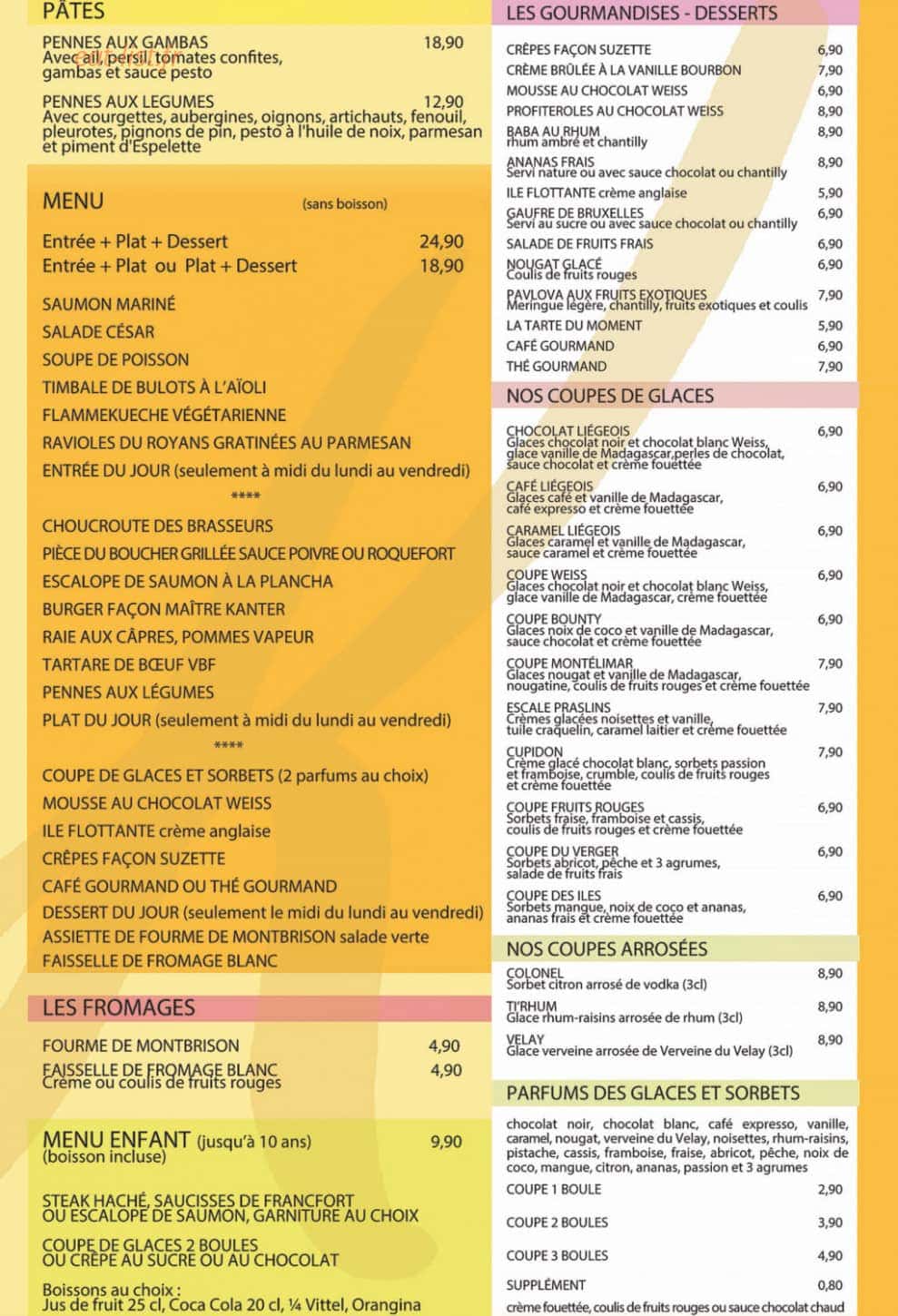 La taverne de maître kanter — carte page 2