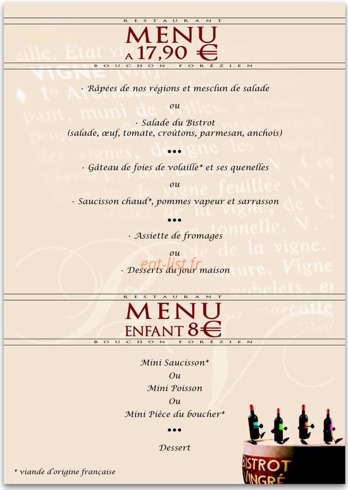 Le bistrot de vingré — carte page 3